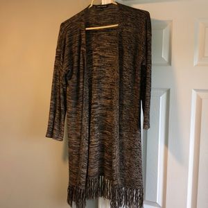 ‼️SOLD‼️ Cable & Gauge Brown Open Cardigan